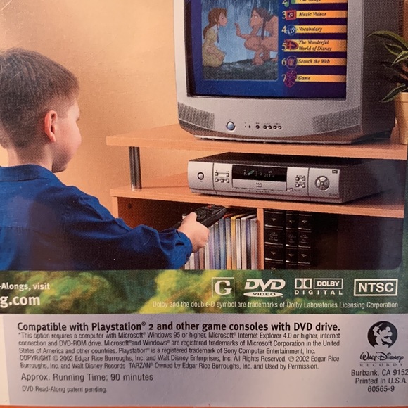 Disneys Tarzan Read-Along DVD - Picture 4 of 6